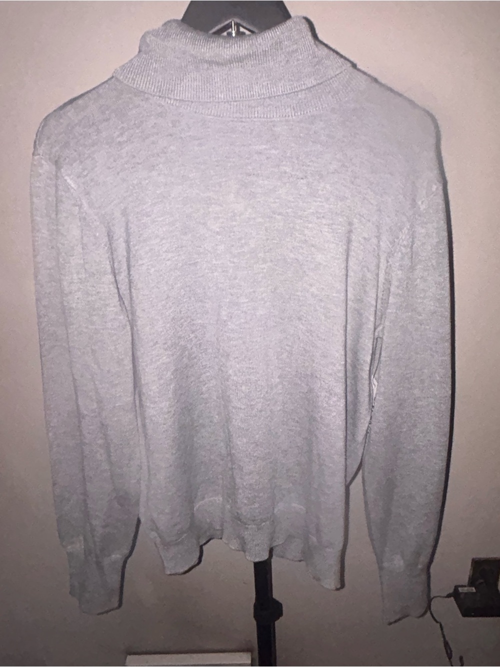 Nine West Light Gray Turtleneck Sweater - Men's Casual Knit